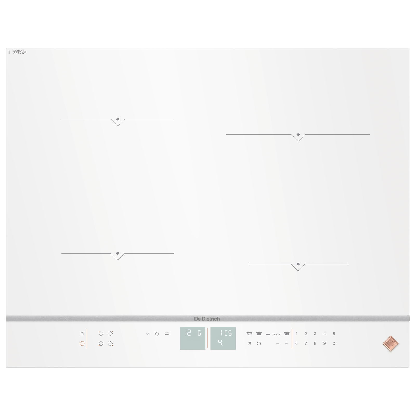 Induction hob DPI7670W De Dietrich